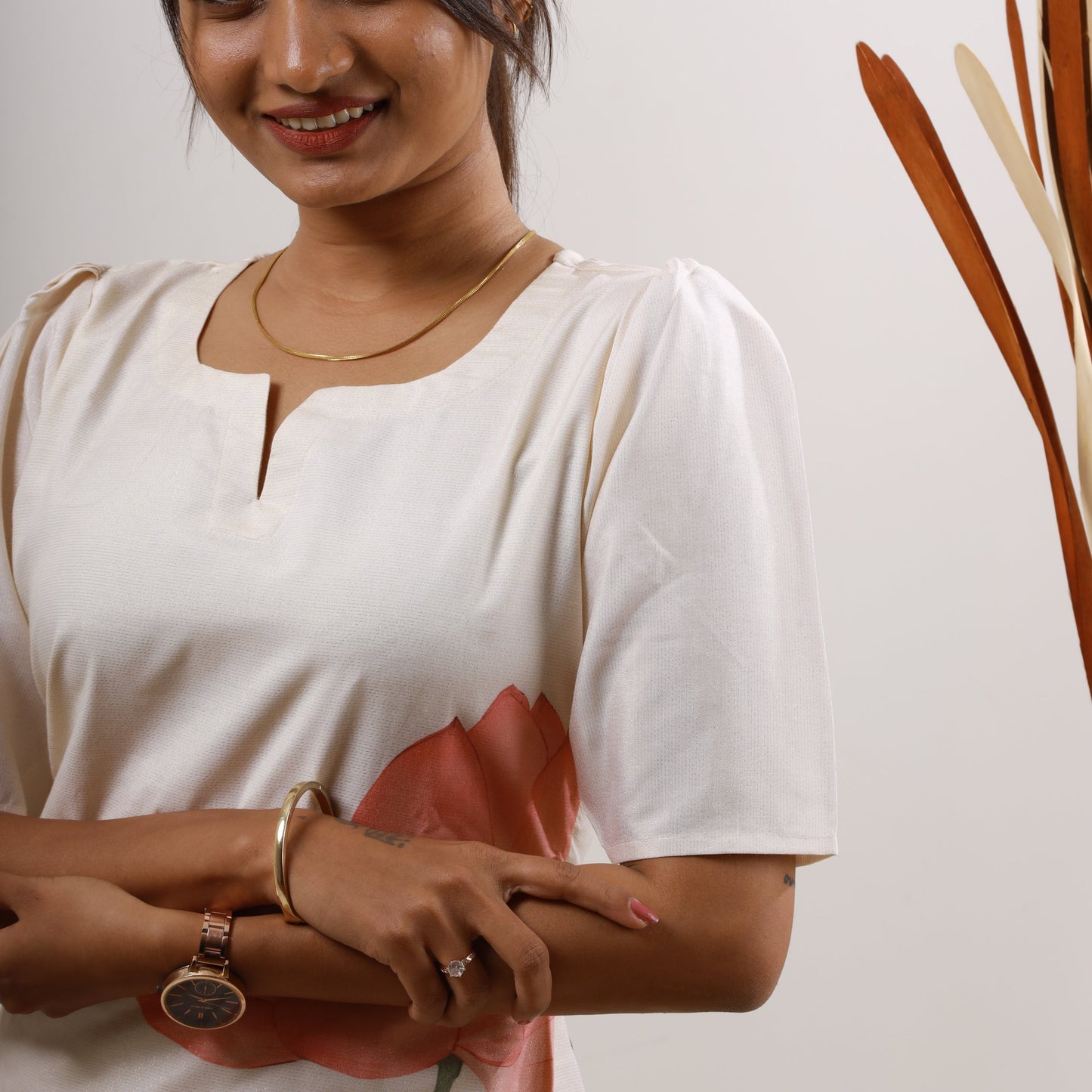 Tissue Fancy Top and Dupatta