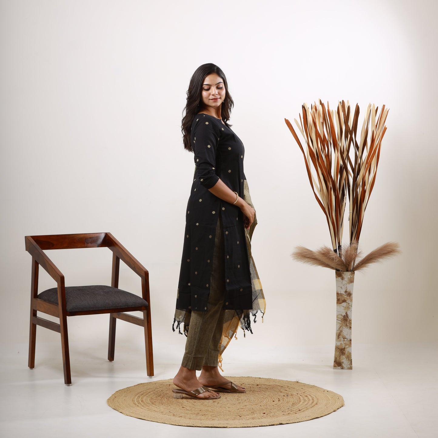 Cotton Black Dollar set