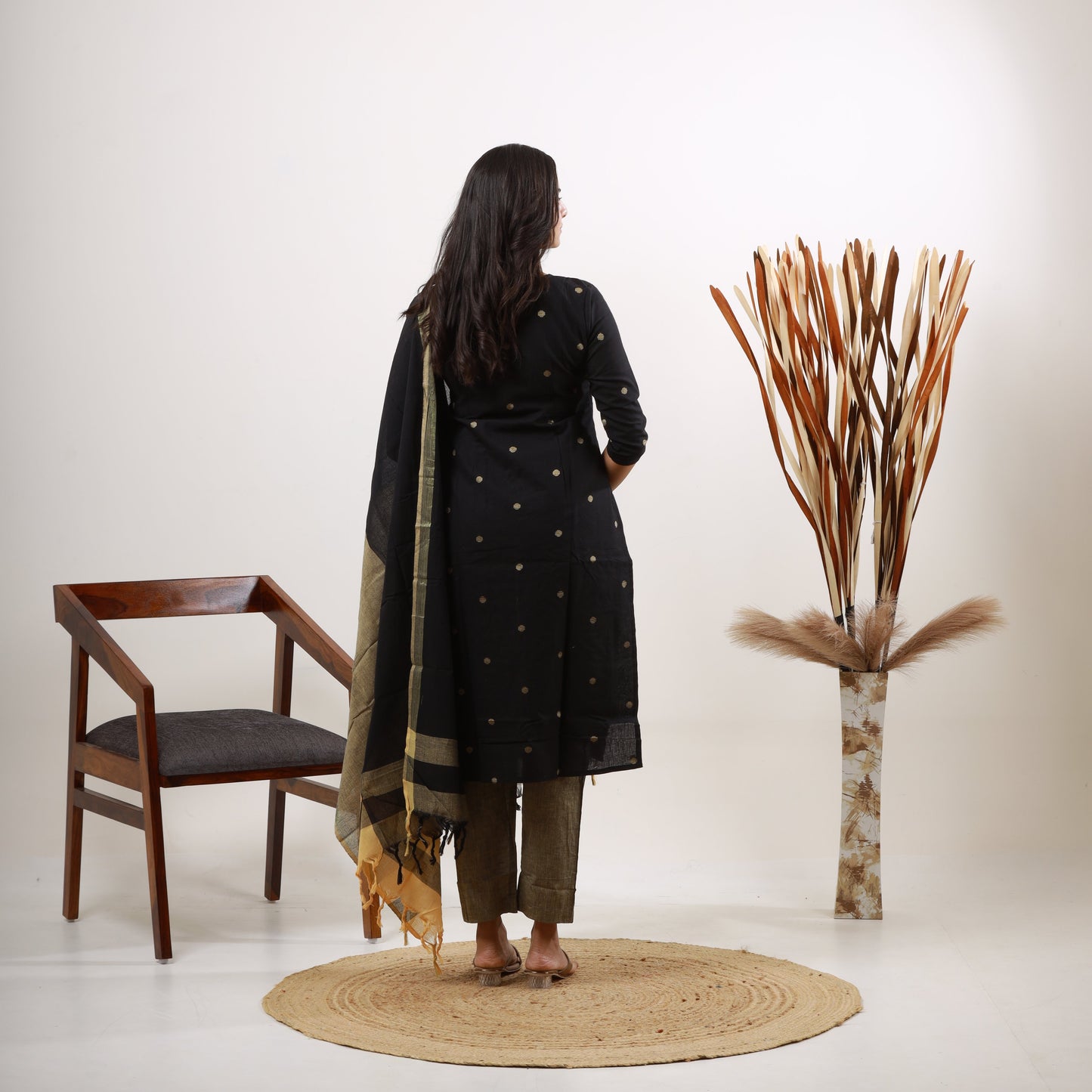 Cotton Black Dollar set