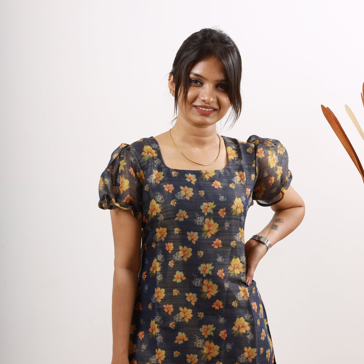 Tissue Allover print Top