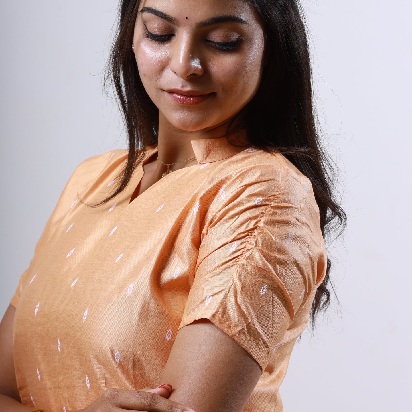 Tussar Silk Top and Bottom