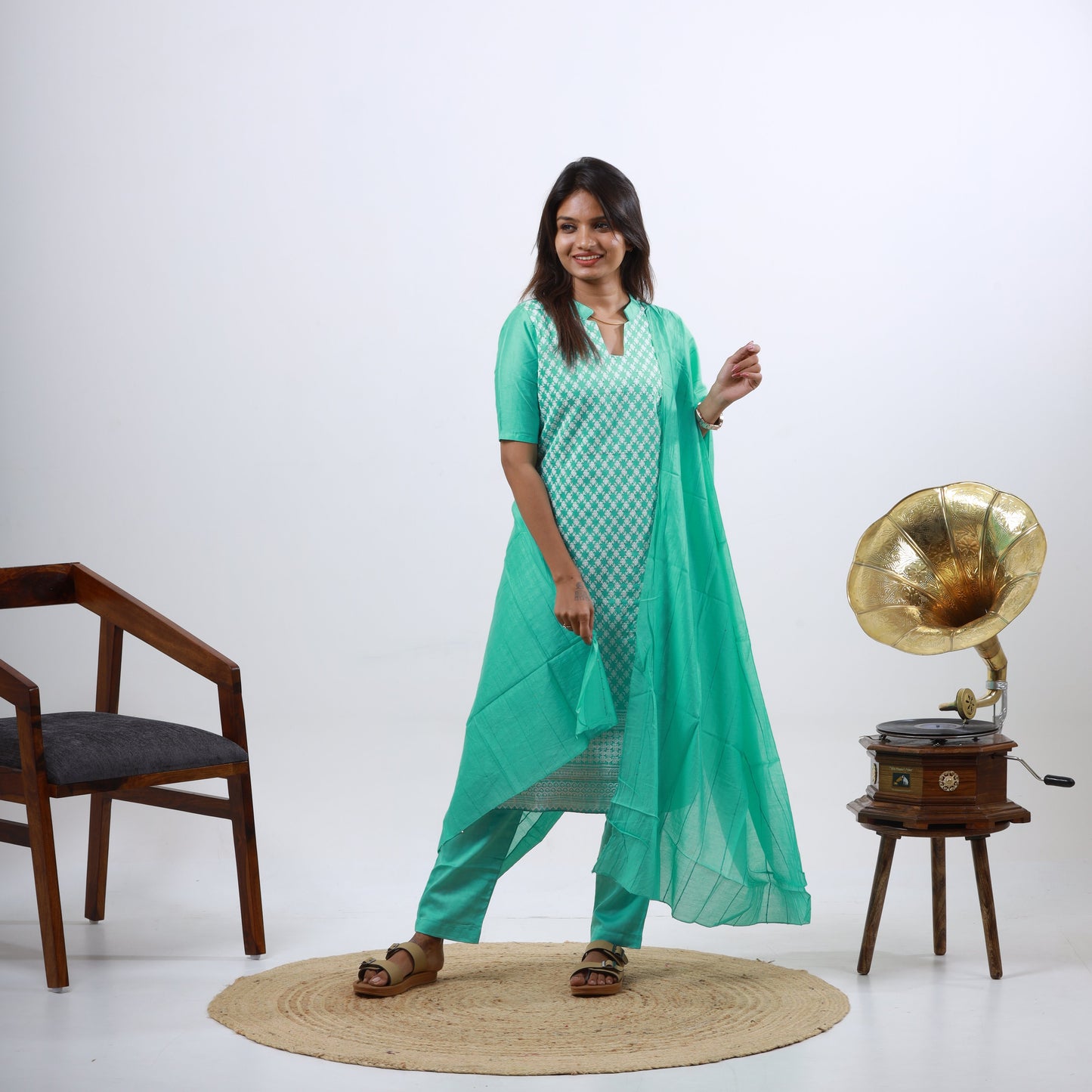 Cotton Chikankari Set (xs-l)