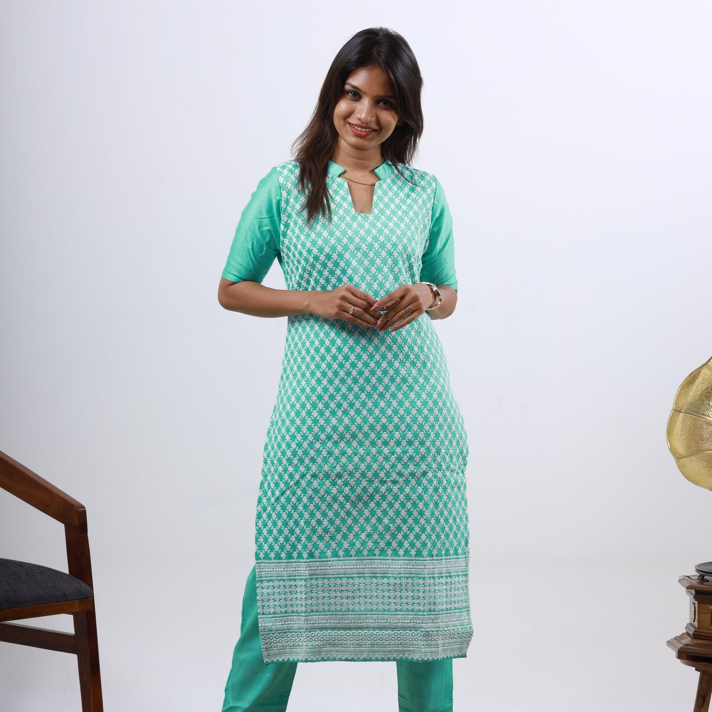 Cotton Chikankari Set (xs-l)