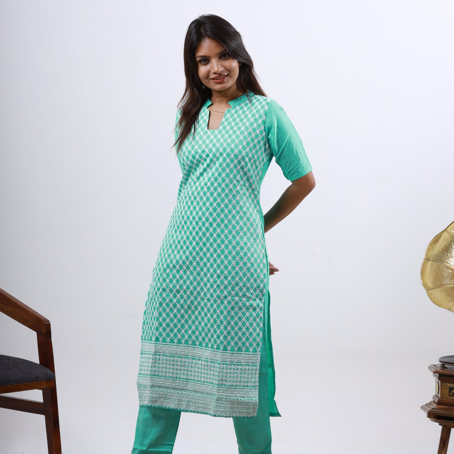 Cotton Chikankari Set (xs-l)