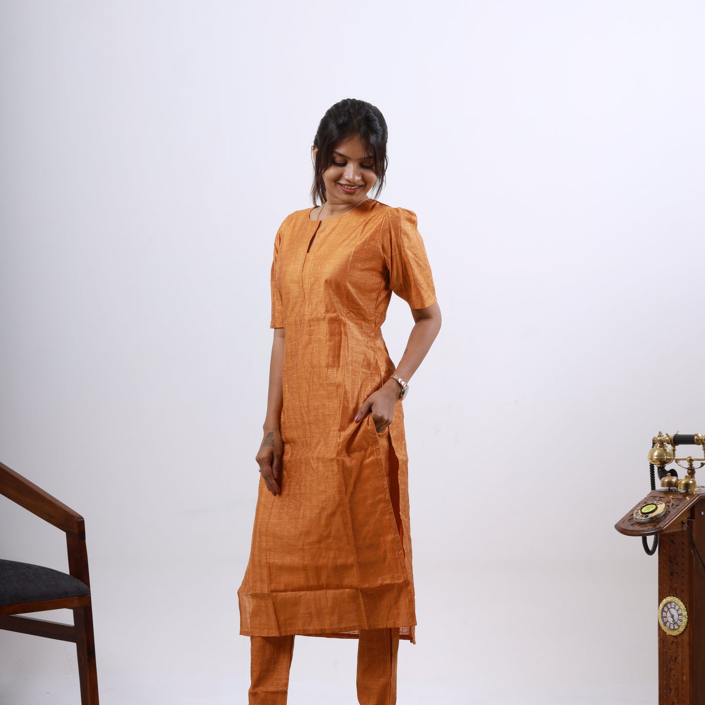 Kocha Zari Silk Set Softsilk Dupatta