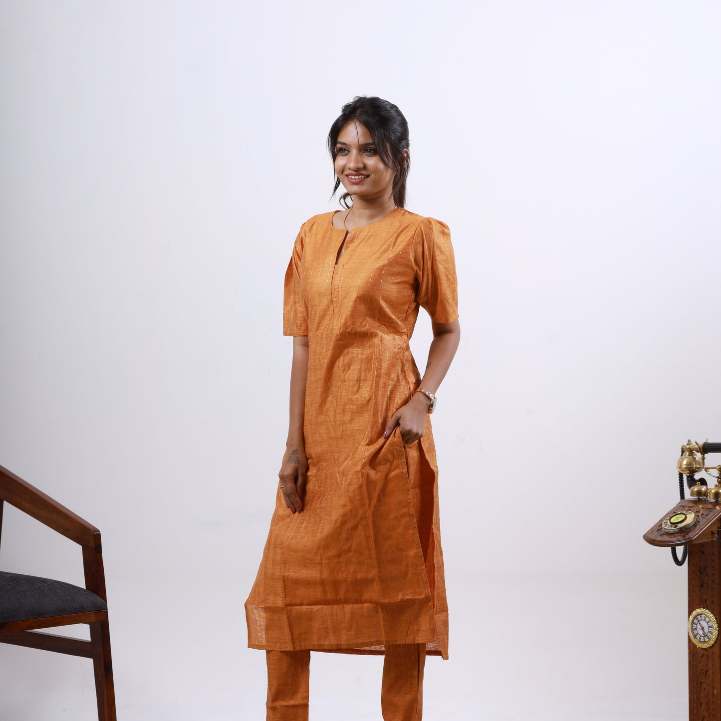 Kocha Zari Silk Set Softsilk Dupatta