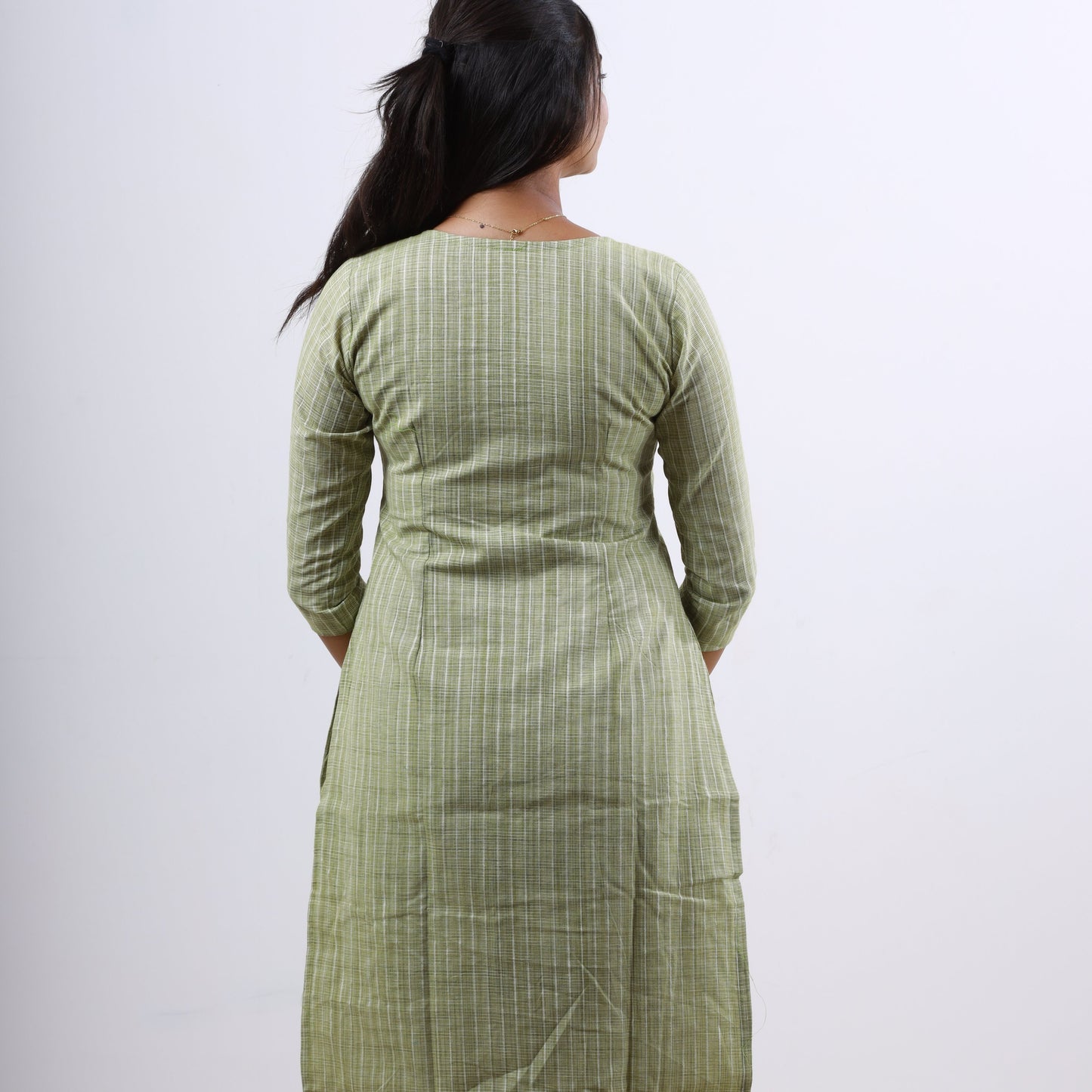Cotton katariya Oilve Top and bottom
