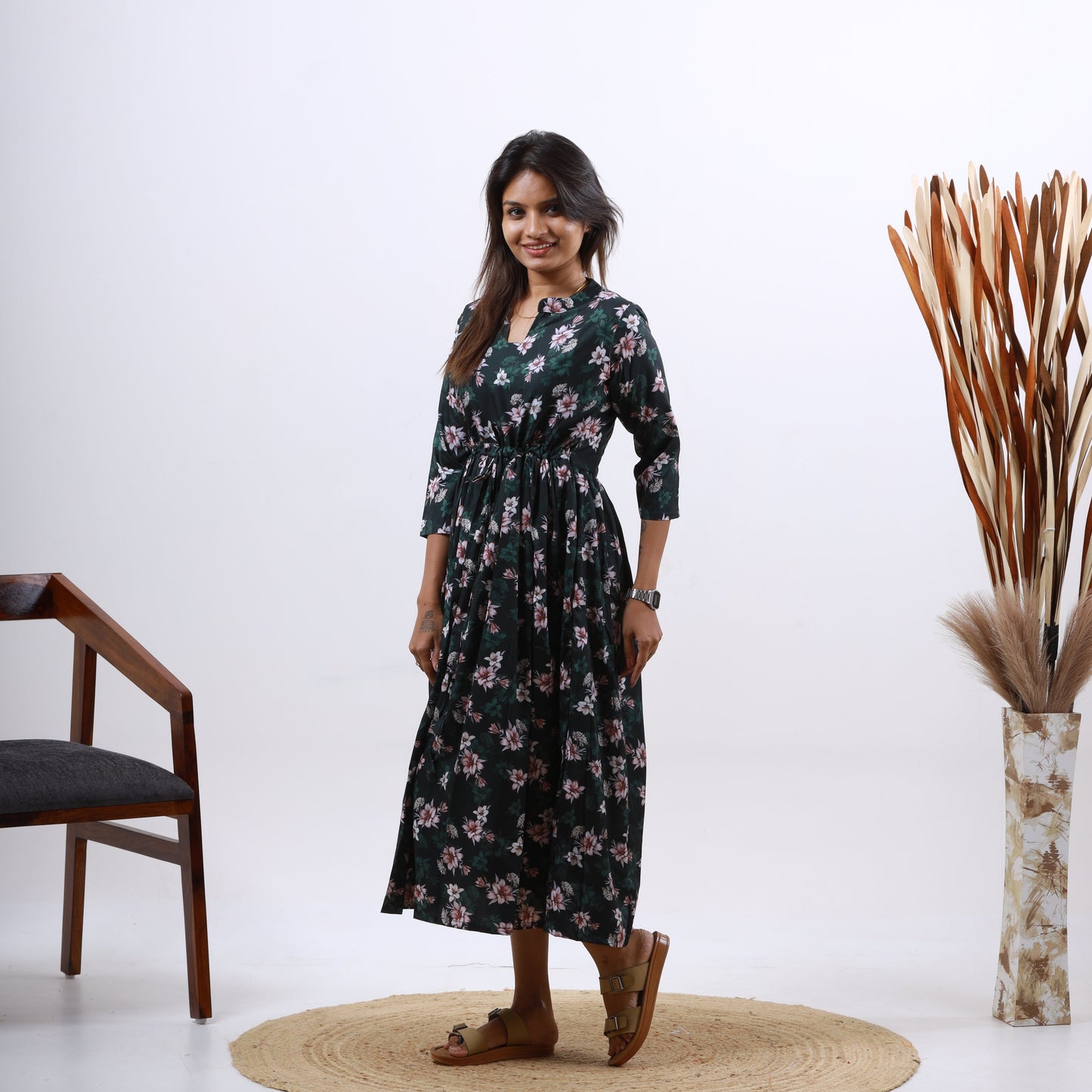 Crepe Digital Print Maxi