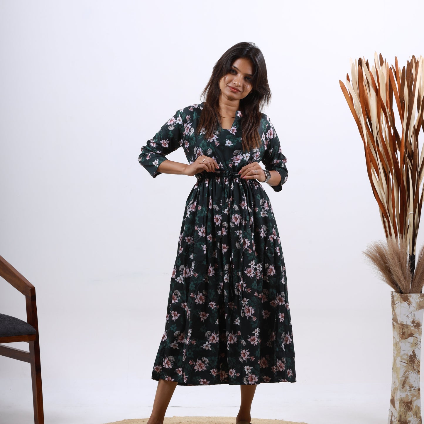 Crepe Digital Print Maxi