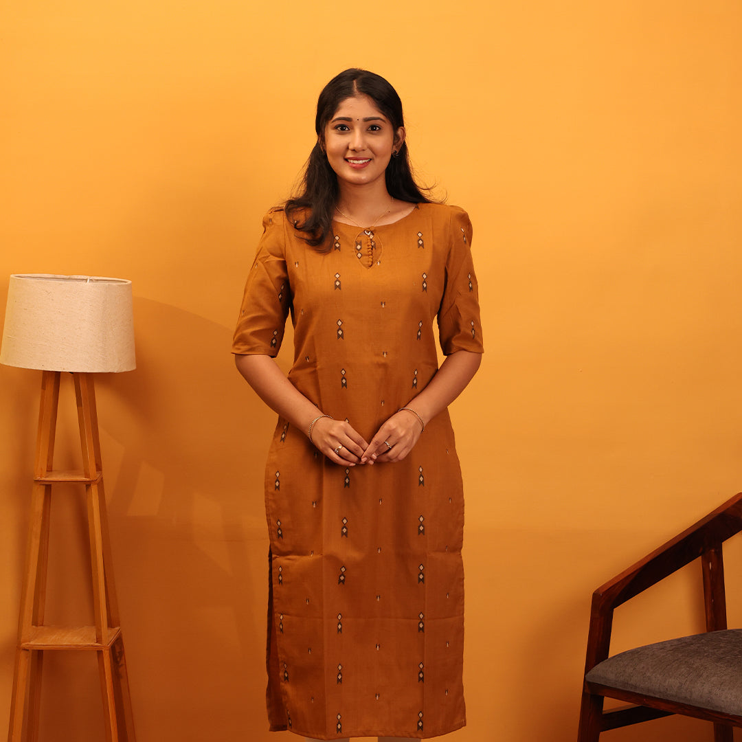 Chanderi Cotton Kurta