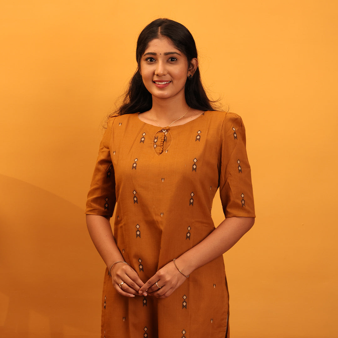 Chanderi Cotton Kurta