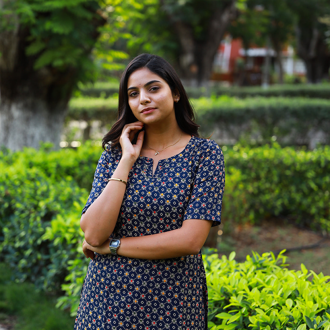 Chanderi Cotton kurta