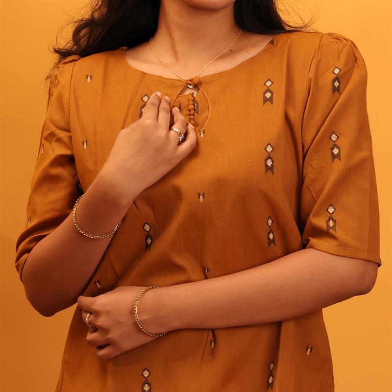 Chanderi Cotton Kurta