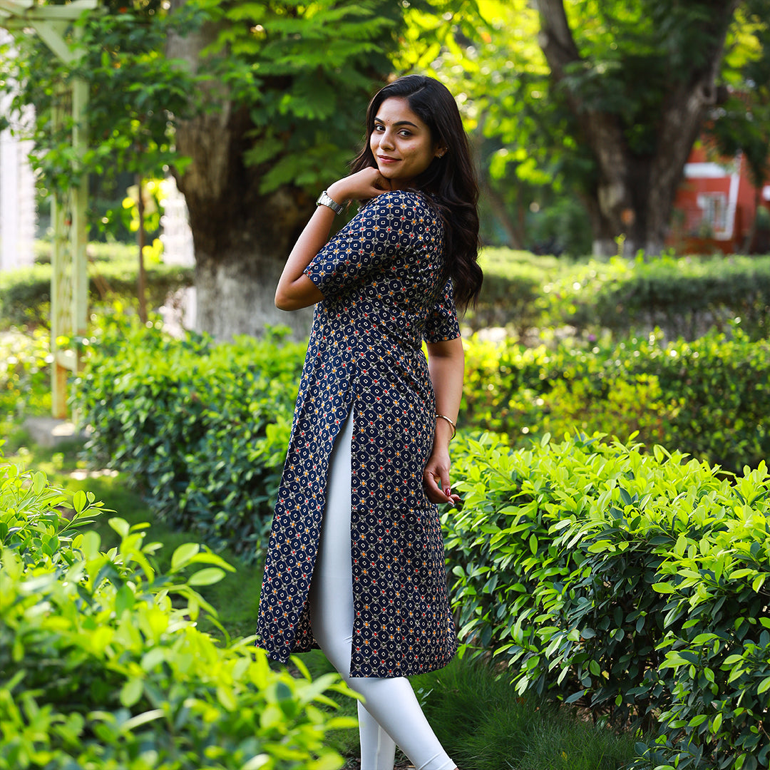 Chanderi Cotton kurta