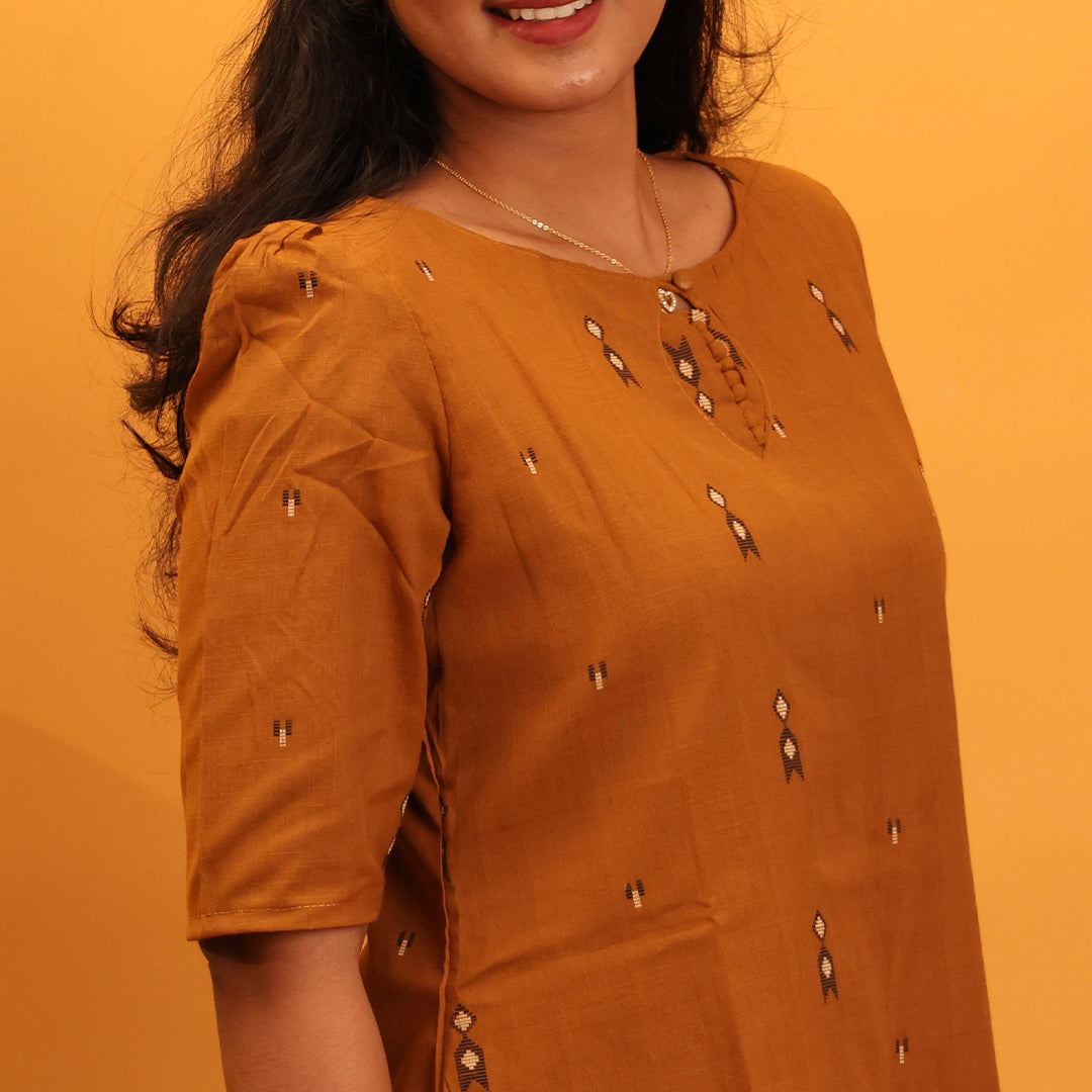 Chanderi Cotton Kurta