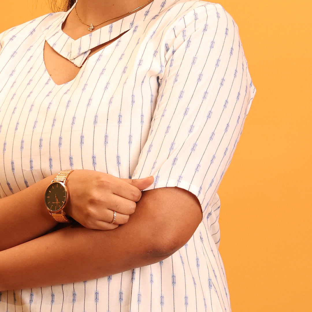Chanderi Cotton Kurta