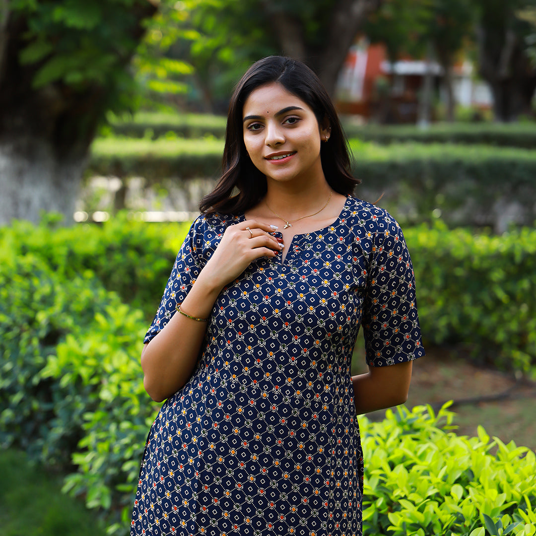 Chanderi Cotton kurta