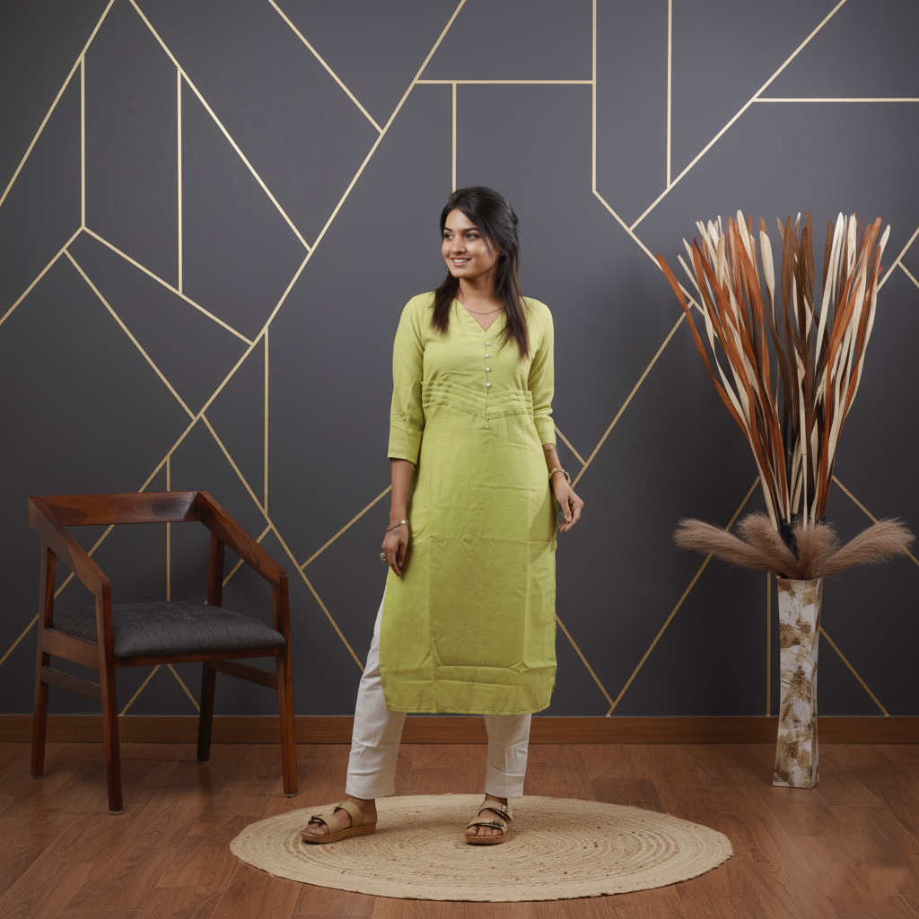 Cotton Top and bottom Kurti