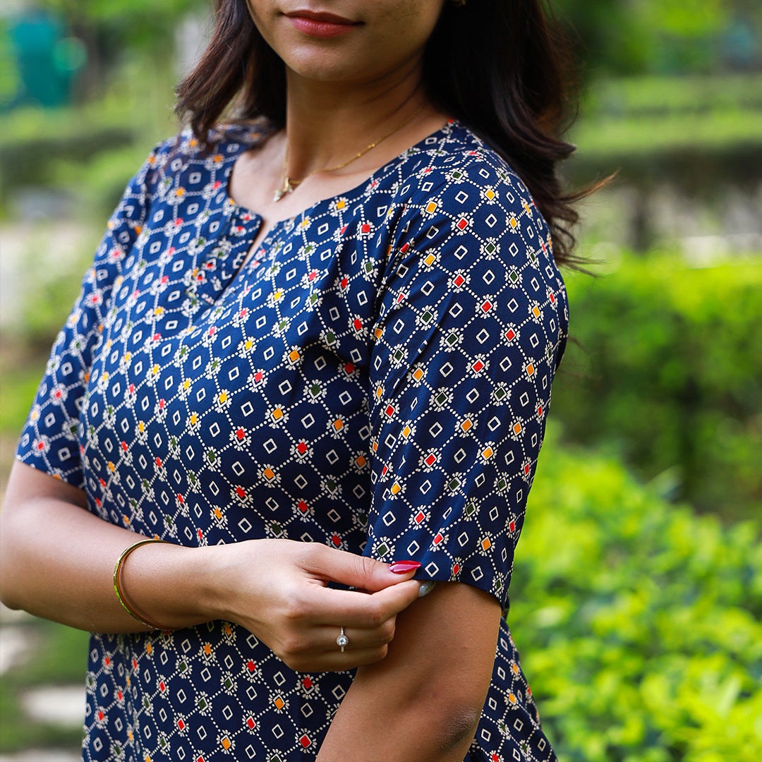 Chanderi Cotton kurta