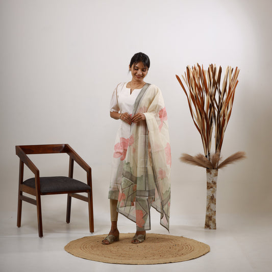 Tissue Fancy Top and Dupatta