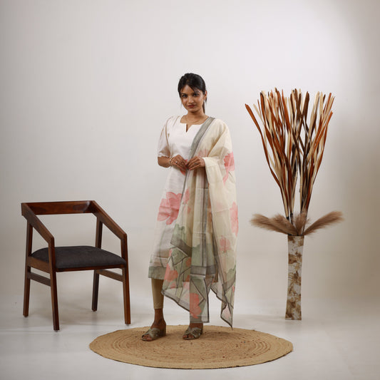 Tissue Fancy Top and Dupatta