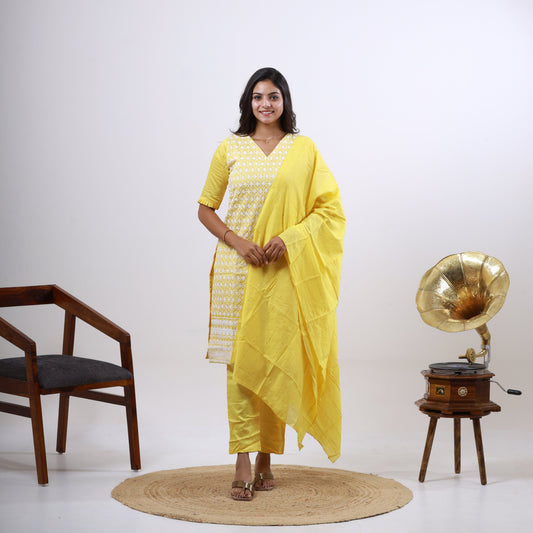 Cotton Chikanri Set(xs-l)