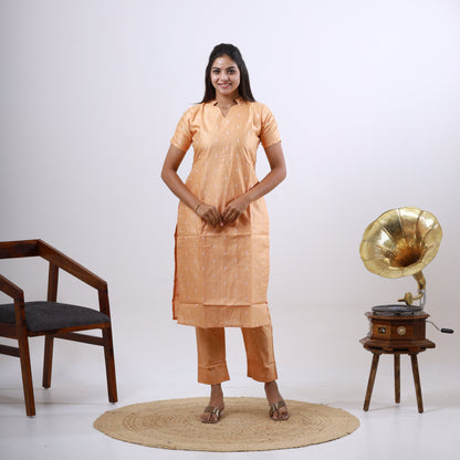 Tussar Silk Top and Bottom