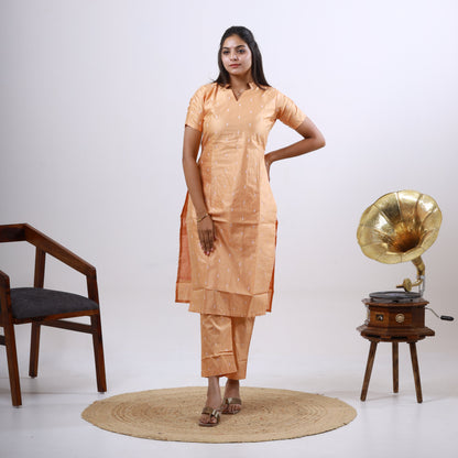 Tussar Silk Top and Bottom