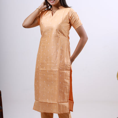 Tussar Silk Top and Bottom