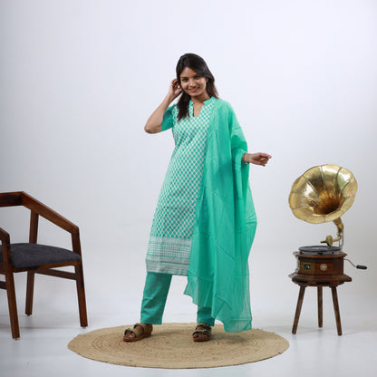 Cotton Chikankari Set (xs-l)