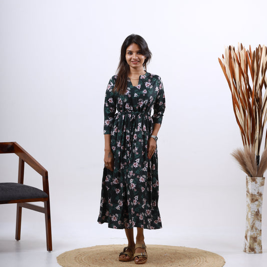 Crepe Digital Print Maxi