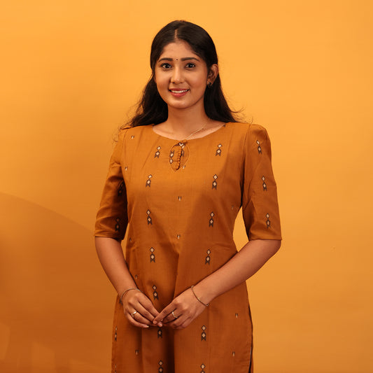 Chanderi Cotton Kurta
