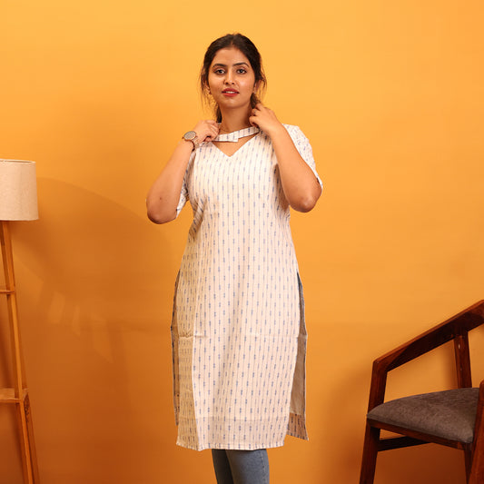 Chanderi Cotton Kurta