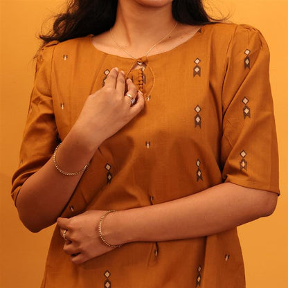 Chanderi Cotton Kurta
