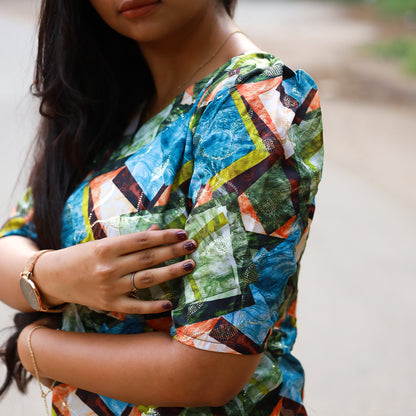 Silk Crepe Embroidery kurta