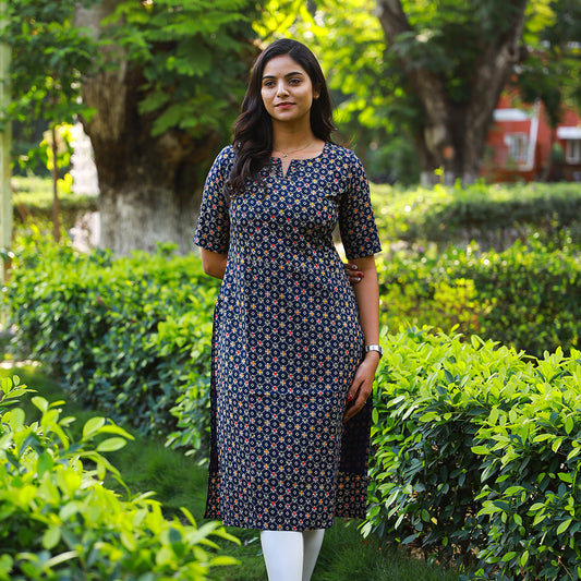 Chanderi Cotton kurta