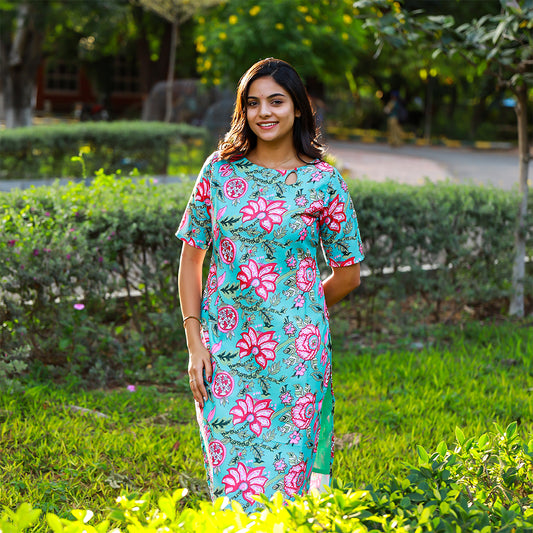 Green Silk Heavy All Over Jacquard kurta