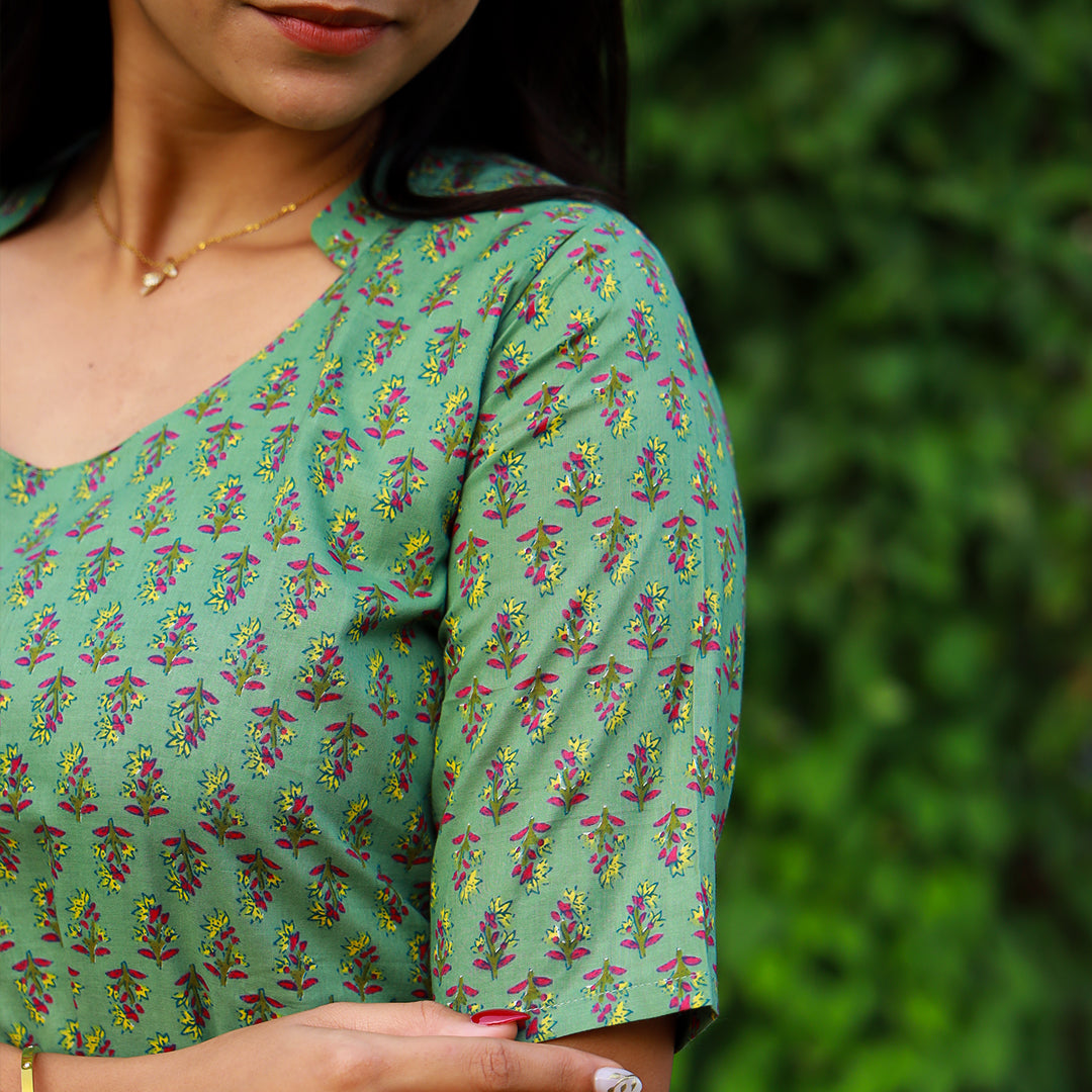 Cotton Green kurta