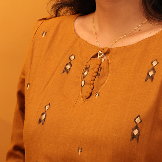 Chanderi Cotton Kurta