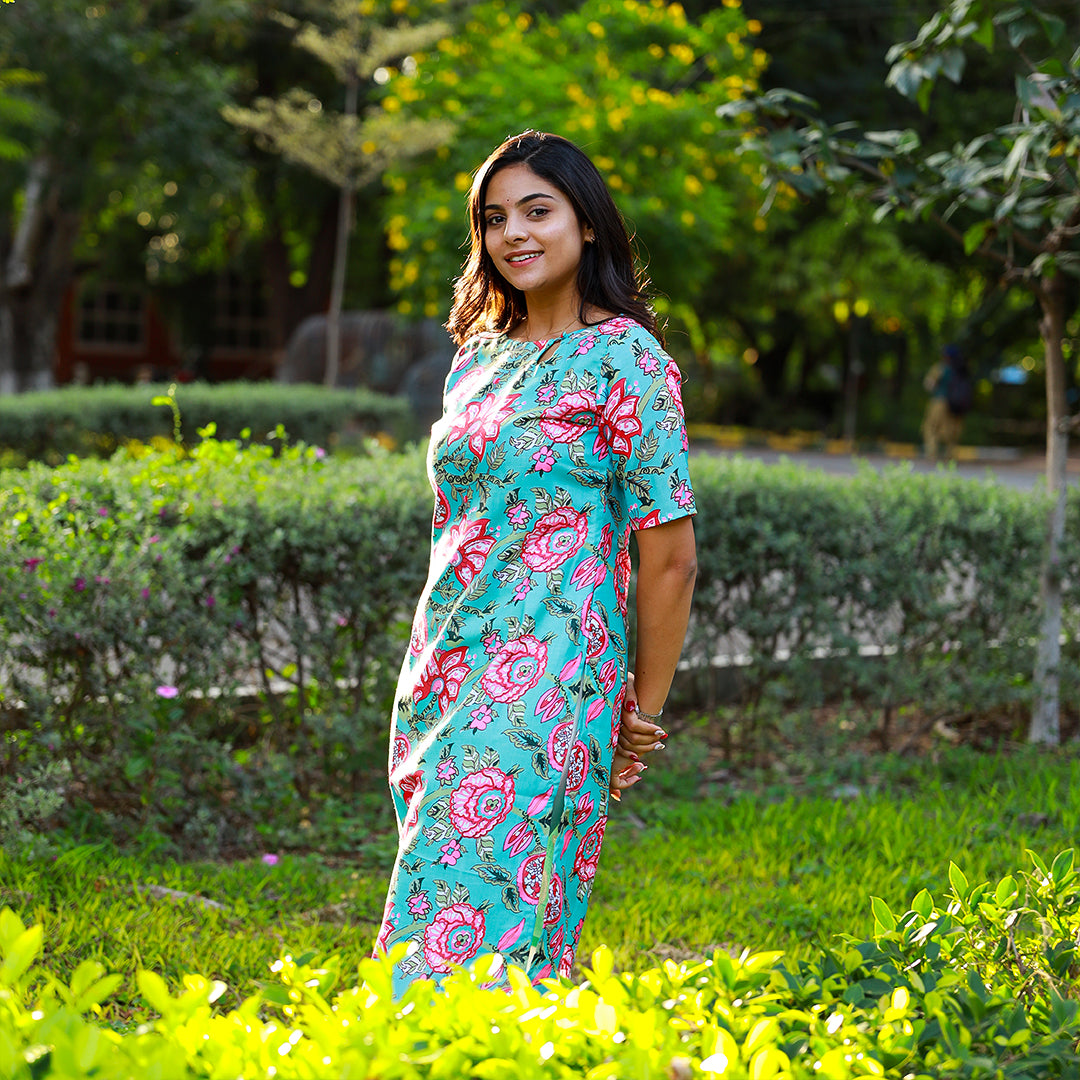 Green Silk Heavy All Over Jacquard kurta