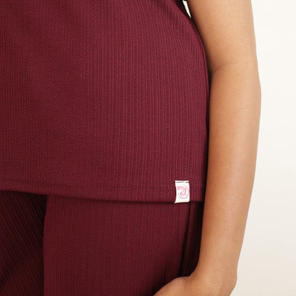 Cotton V Neck Top +Pant  Nightwears