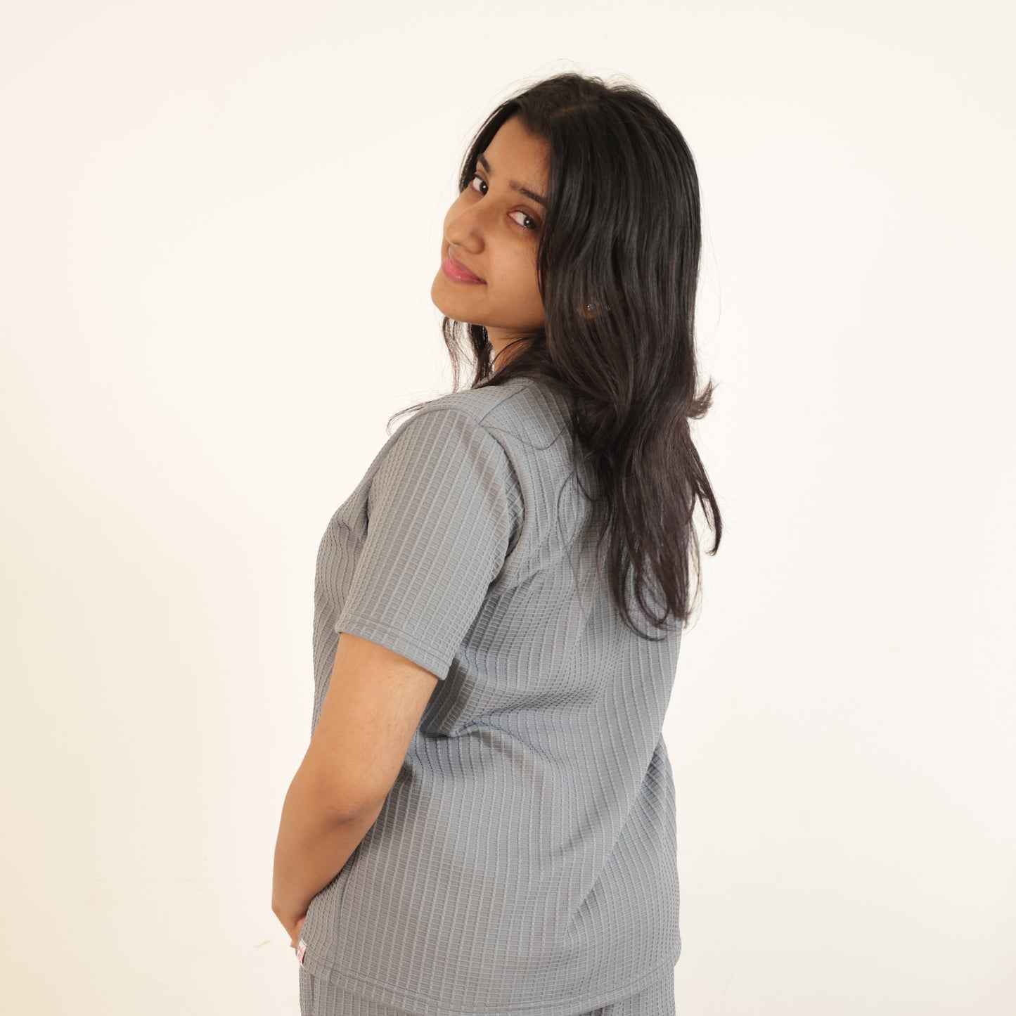 Cotton V Neck Top + Short Nightwears