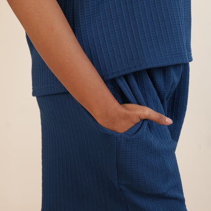 Cotton Round Neck Top + Short Nightwears