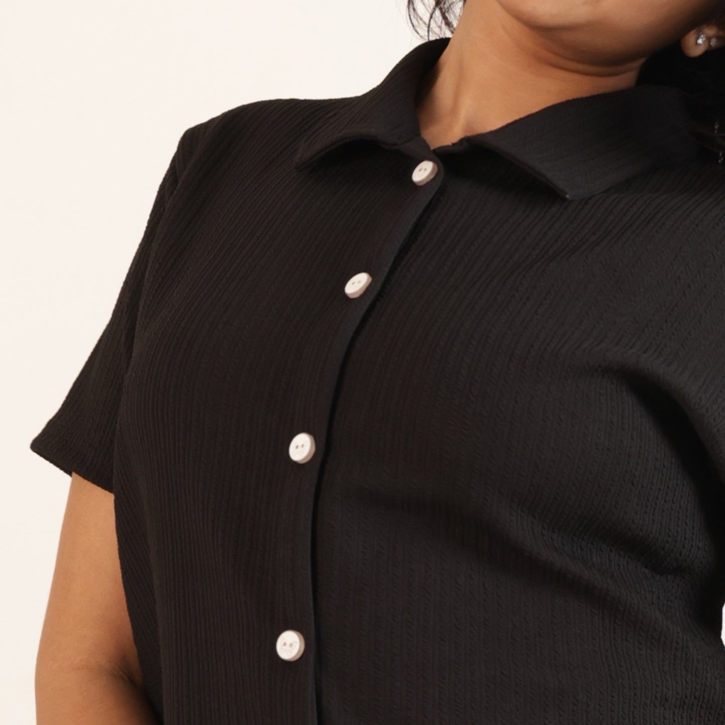 Cotton Collar Neck Top + Pant Nightwears