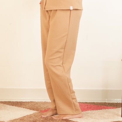 Cotton Collar Neck Top + Pant Nightwears