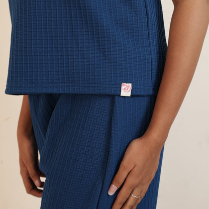 Cotton Round Neck Top + Pant Nightwears