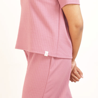 Cotton Round Neck Top + Pant Nightwears