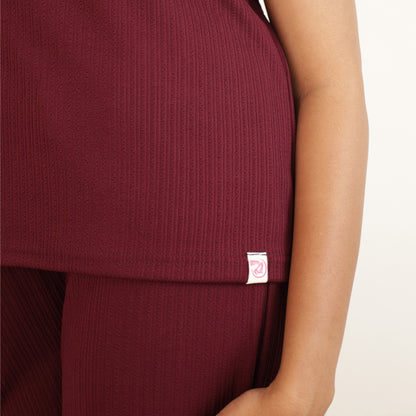 Cotton V Neck Top + Short Nightwears