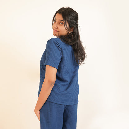 Cotton Round Neck Top + Short Nightwears