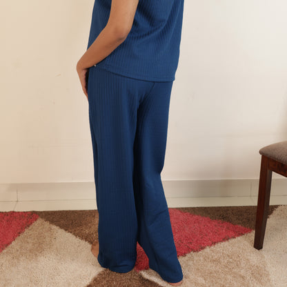 Cotton Round Neck Top + Pant Nightwears